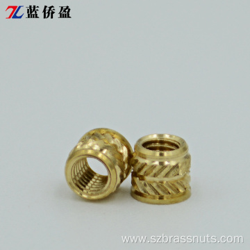 M2.3 -M2..6 compressed knurled brass insert nut